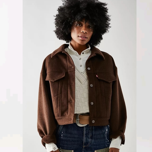 Levi's Warm Wool Baby Bubble Trucker Jacket - Picture 2 of 12